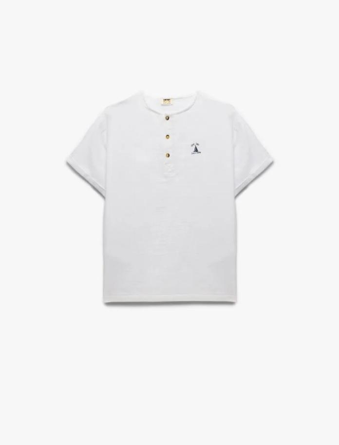[8684290514885] T-Shirt (6-7, E bardhe)