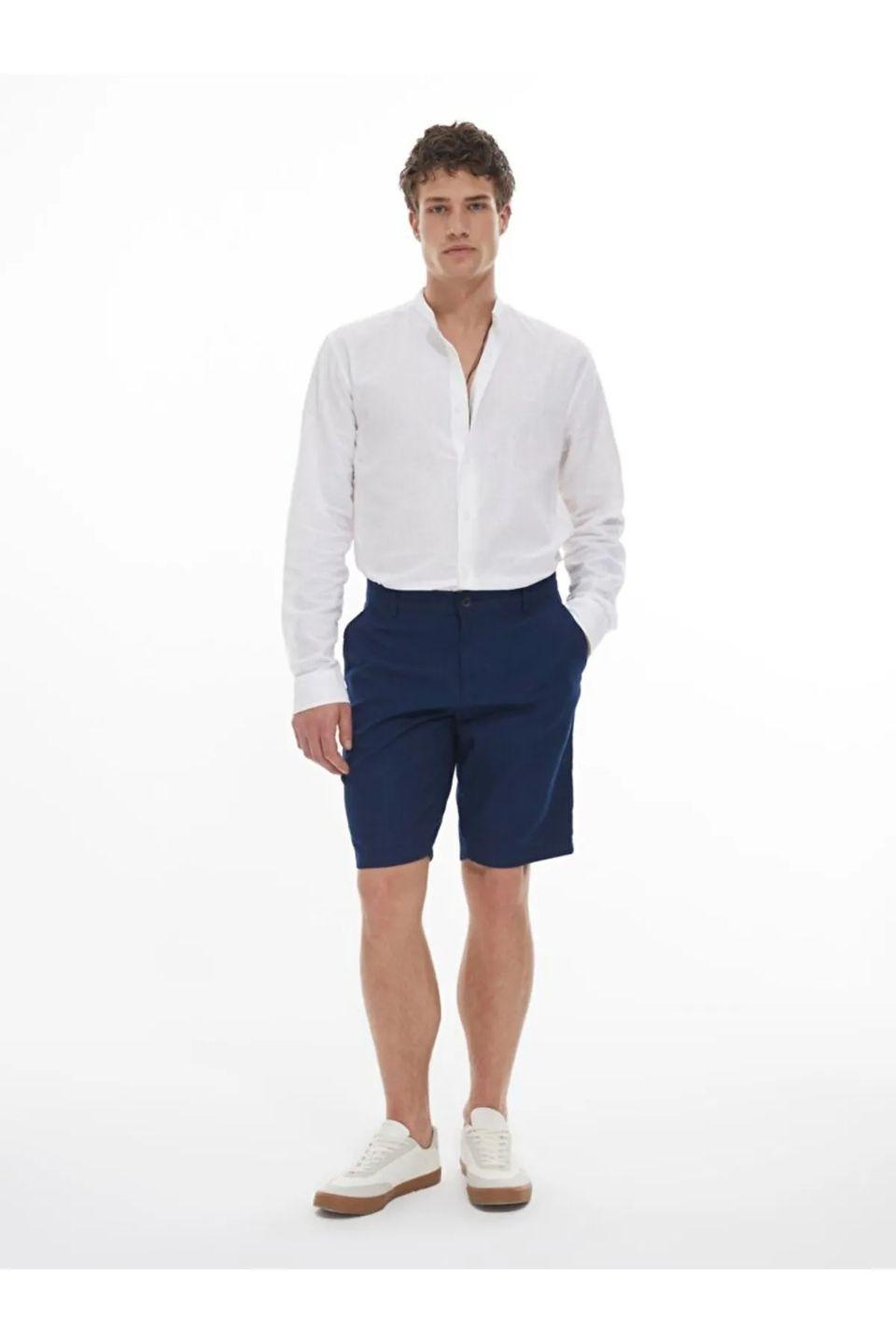 Pantallona Te Shkurtra (XL, Blu)