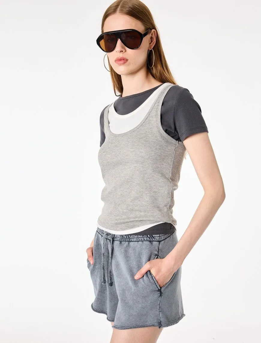[8684846443041] Pantallona Te Shkurtra (XS)