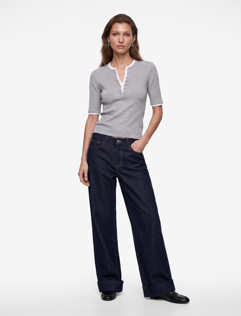[8684971279669] Pullover (M, Gri e erret)